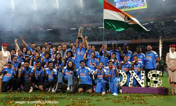 womwns worldcup india win