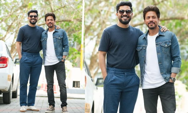 Sharafudheen birthday wish for shah rukh khan with an AI image