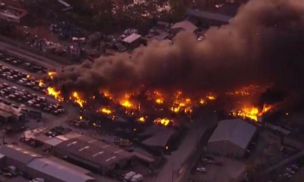 Cargo plane crashes in industrial area in US; three dead, 11 injured