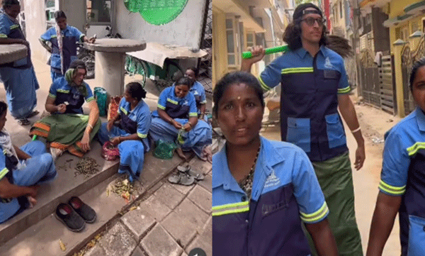 american-man-joins-bbmp-workers-to-clean-city-viral-video