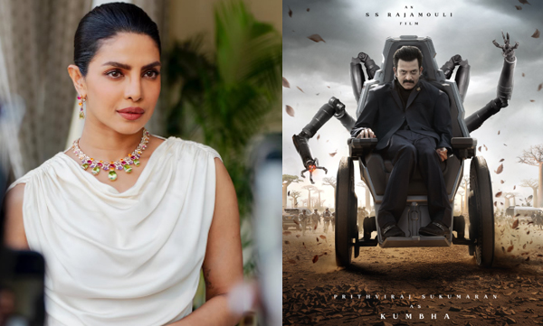 Priyanka Chopra jonas shares character poster of prithviraj in SS Rajamouli movie