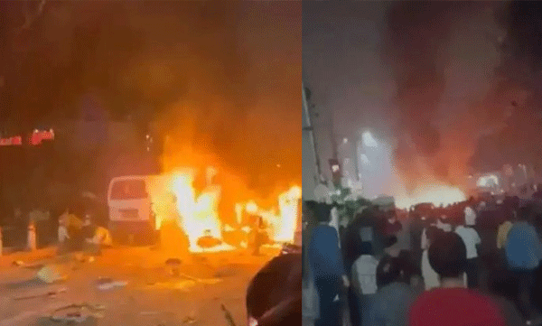 Explosion in Delhi: Car parked near Red Fort explodes