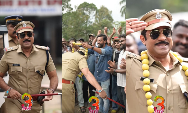 Vijay Babu makes a grand entry in aadu 3 movie