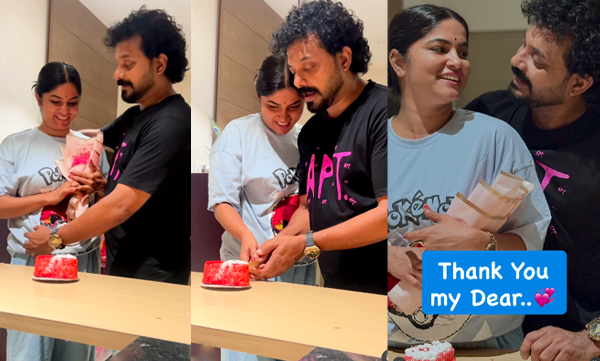 Jishin shares the joy of their second anniversary with Ameya 