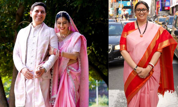 Smriti Irani Congratulates Newlyweds Ashlesha Sawant And Sandeep Baswana 