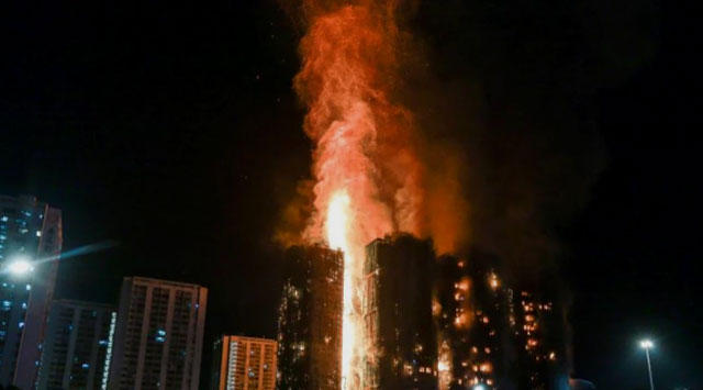 44 Dead After Fire Ravages 7 High-Rise Buildings In Hong Kong