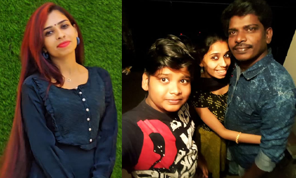 Renu Sudhi's birthday wish for kichu sudhi with a throwback picture