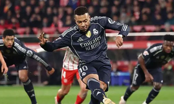 Mbappe's penalty saves Real from Girona defeat