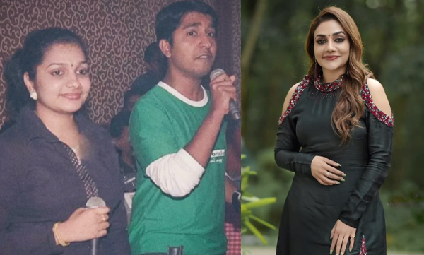 Rimi Tomy shares throwback picture with vineeth sreenivasan 