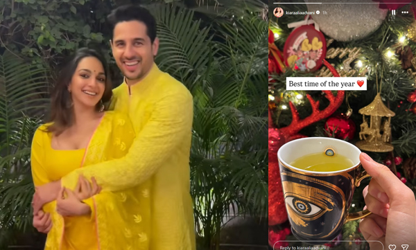 Kiara Adwani shares glimse of christmas tree featuring the names of Sid, Kiara, and their adorable daughter 