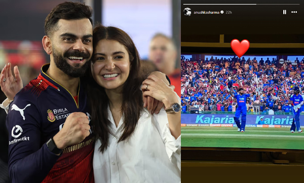 Anushka Sharma celebrated Virat Kohli's 53rd ODI century
