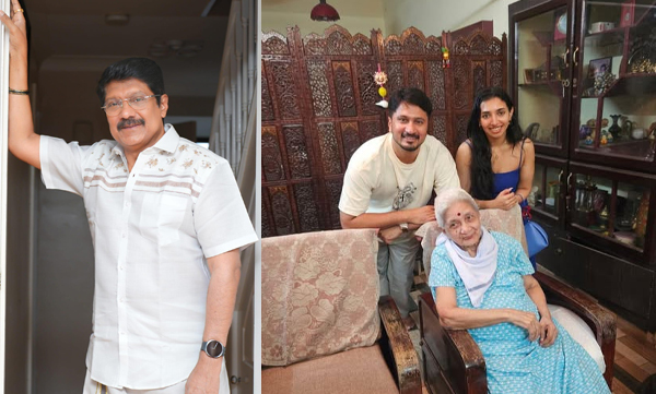 Singer G.venugopal shares heartwarming picture of his son aravind and his future wife sneha seeking blessings from his mother