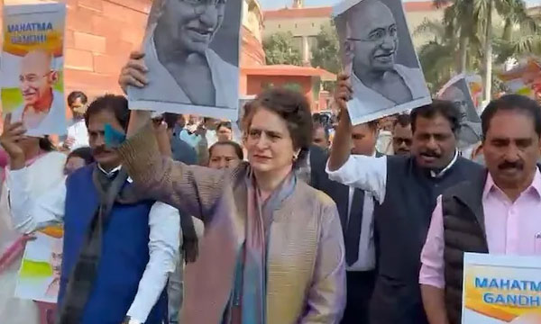 Priyanka Gandhi Leads G Ram G Protest