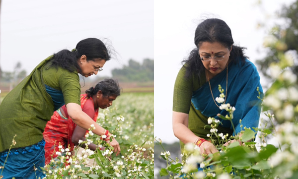 actress-gautami-tadimalla-meets-young-farmers-in-thiruvannamalai-