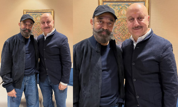 Anupam Kher shares happiness of meeting Kamal Hassan