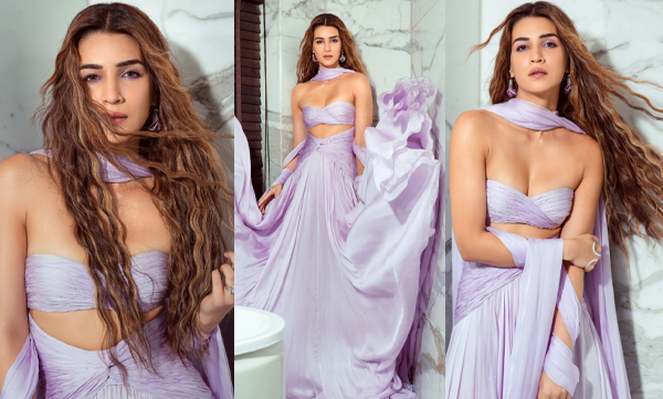 Kriti Sanon stuns in elegant lavender gown