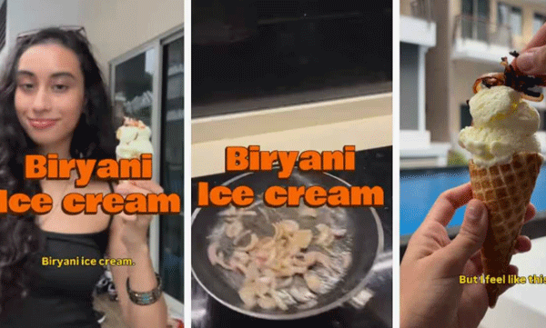 viral-video-woman-makes-biryani-ice-cream