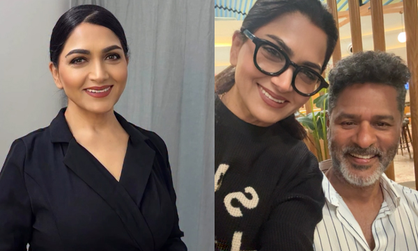 Khusboo shares picture with prabhudeva 