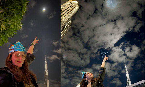 Esha Deol pays tribute to late father Dharmendra  in New Year 2026 in Dubai