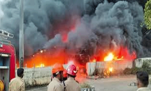 around-500-two-wheelers-gutted-in-fire-at-thrissur-railway-station-parking-area