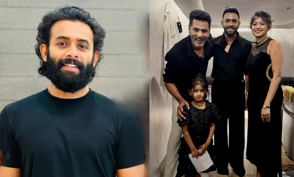 Arjun Ashokan shares blessed moment with prabhudeva 