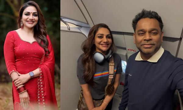Rimi Tomy shares happiness of unexpected meeting of legend A. R. Rahman