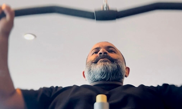 Aju Varghese interesting caption for his workout pictures