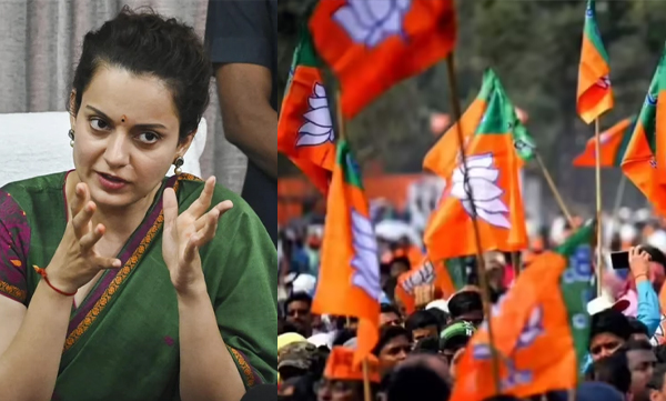 BJP MP Kangana Ranaut share happiness on the BMC election results
