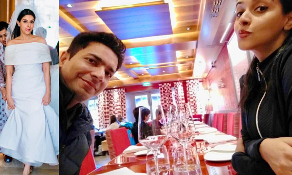 Rahul Sharma's tenth anniversary for wife Asin 