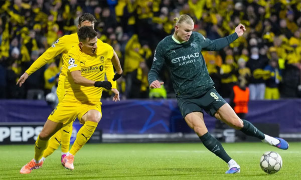 City also lost in the UEFA Champions League; PSG and Borussia were knocked out