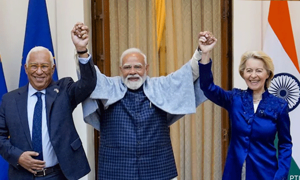 India and EU to sign trade deal; indications suggest announcement likely today.