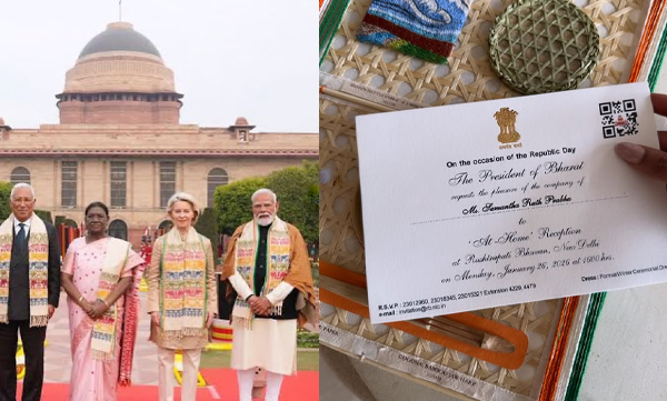 Samantha Ruth Prabhu shares proud moment at Rashtrapati Bhavan