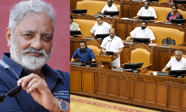 Actor Joy Mathew is sharing a post mocking the last budget of the second Pinarayi government