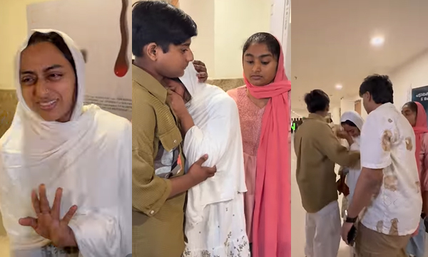 Kalabhavan Navas's wife rahna came to watch his last movie premiere