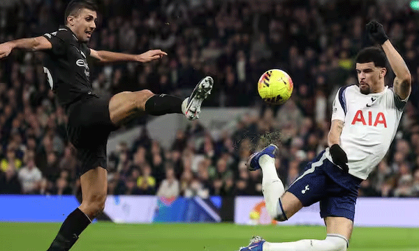 Manchester City hit again; Draw with Tottenham