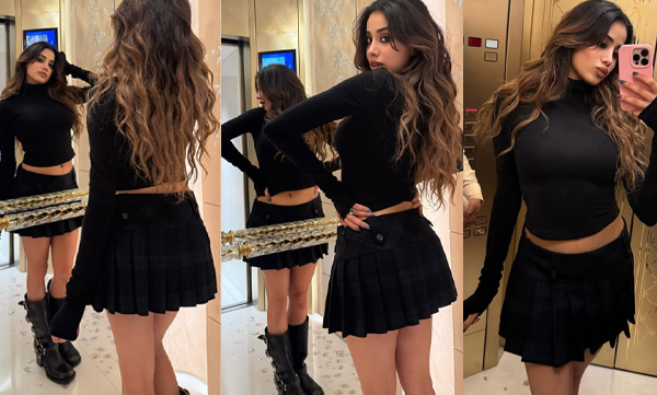 Janhvi Kapoor’s ‘Tumblr Girl’ glam look makes internet hot