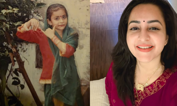 actress-bhama-shared-childhood-pic