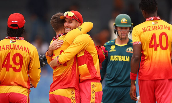 Zimbabwe's rise in the T20 World Cup; Australia was thrown and crushed