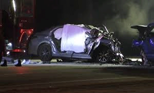 five-dead-as-car-collided-with-karnataka-rtc-bus-in-bengaluru