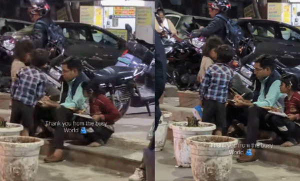 delhi-man-teaches-homeless-children-on-footpath-viral-video-articlesho
