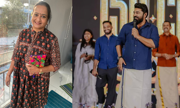 Shiny Sara arrived one day late to sarvam maya success event