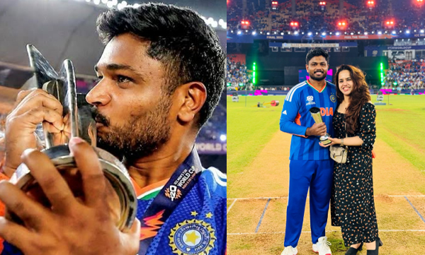 Sanju Samson's wife charulatha share happiness on T20 world cup hero sanju samson