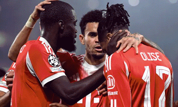 Huge win in UEFA Champions League; Bayern Munich and Atletico Madrid rain goals