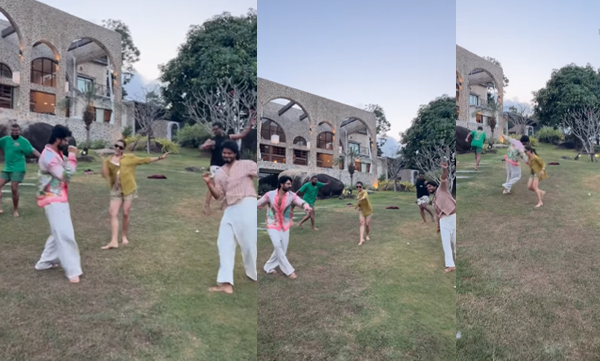 Anand Deverakonda's dance video with vijay and rashmika goes viral