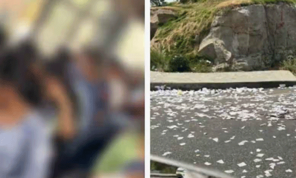 viral-video-biker-questioned-students-who-threw-pieces-of-paper-on-the-road