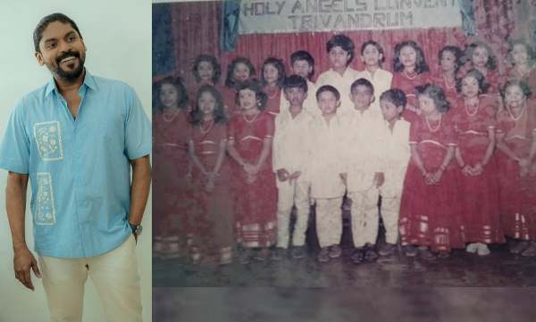 Singer Vidhu Prathap shares his throwback picture from holy Angel's convent school