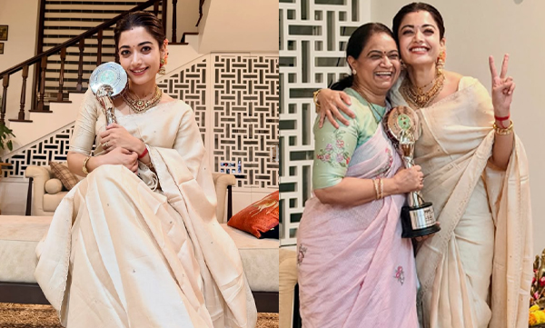 Vijay Deverakonda's mother gets emotional after hearing rashmika's words