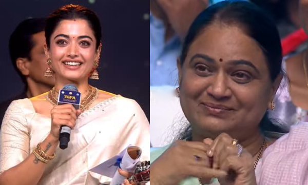 Vijay Deverakonda's mother gets emotional after hearing rashmika's words