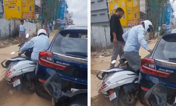 viral-video-car-owner-maintains-composure-despite-scooter-crashing-into-car