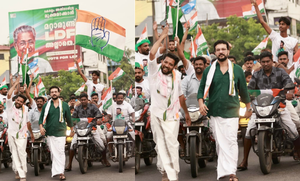 Ramesh Pisharody shares road show campaign picture with catching caption